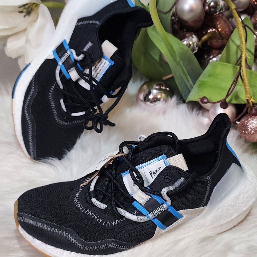 adidas Ultraboost X Parley Running Shoes, Core Black, HQ6533 New